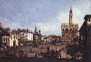 Bernardo Bellotto Piazza della Signoria a Firenze Sweden oil painting artist